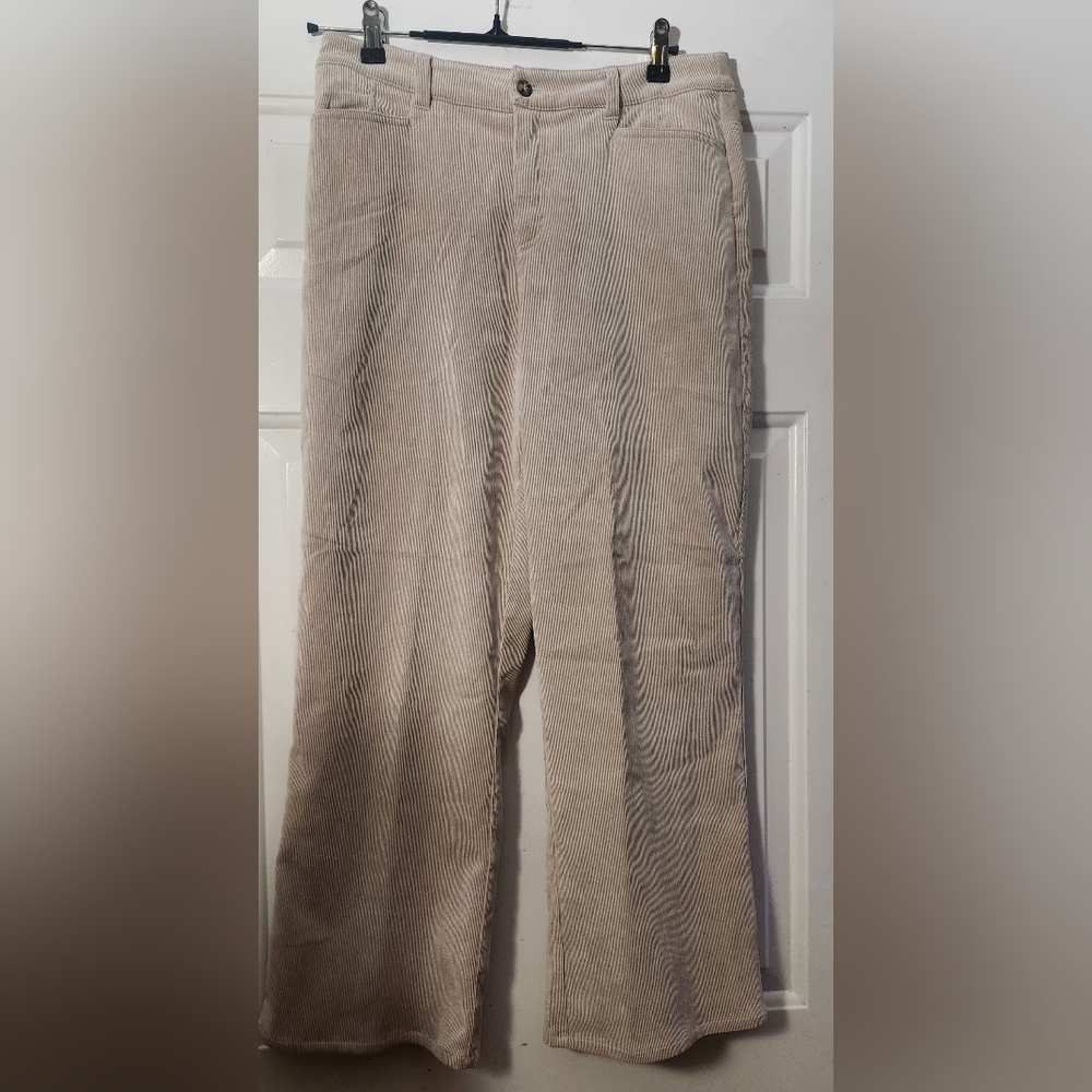 Taylor Brooke Tan Courduroy Pants Size 10